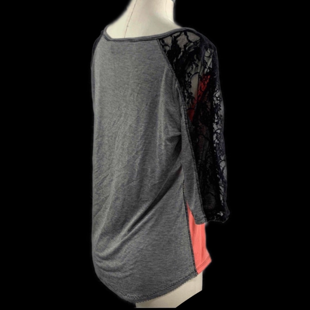 Harley Davidson Limited Edition Long Sleeve Lace Trim Graphic Top - Picture 6 of 15